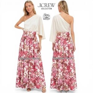 J.Crew Collection painted floral tulle lined ball skirt *shop@iamwarrior